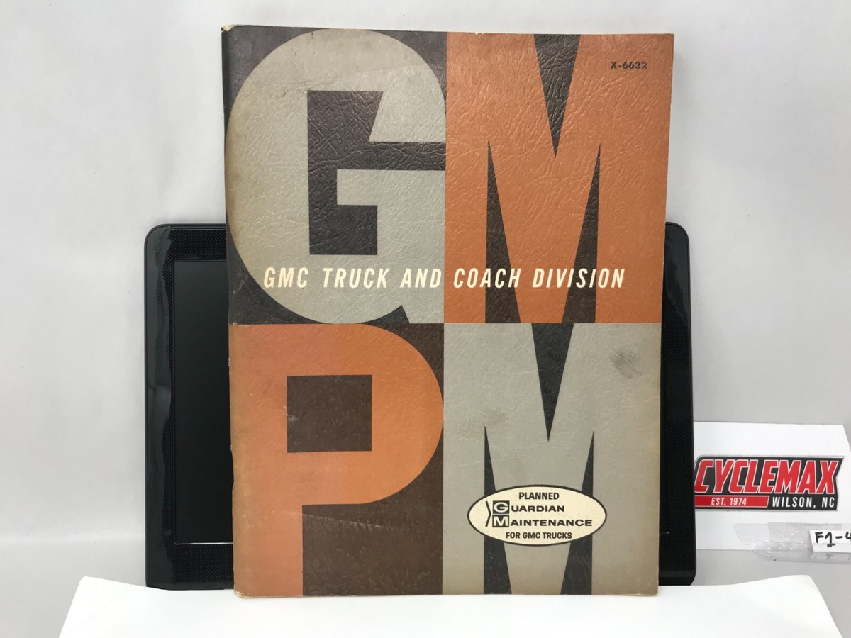1965 X-6632 GMC Truck And Coach Division Maintenance Book | eBay