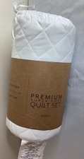 King/Cal King/California Quilt Set Soft Double Brushed