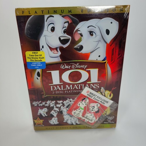 101 Dalmatians (NEW DVD, 2-Disc Platinum Ed.) Rare Target Exclusive Zipper Pulls