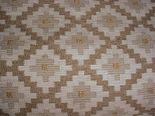 5-1/2Y Scalamandre WR 00022828 Tokat Southwest Chevron Ikat Upholstery Fabric - Picture 3 of 4
