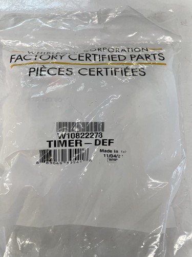 W10822278 : Whirlpool Refrigerator Defrost Timer - Genuine FSP OEM - Picture 6 of 7