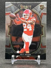 2022 Select Skyy Moore Concourse Silver Rookie RC #21 Chiefs