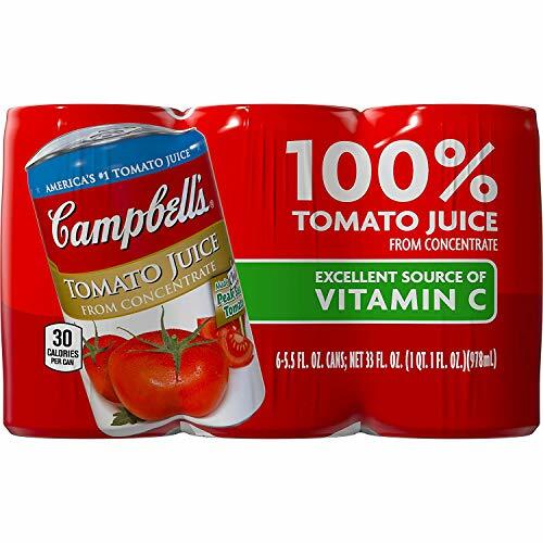Campbell's Tomato Juice, 5.5 oz. Can, 6 Count (Pack of 8) Assorted Flavors - Picture 32 of 47