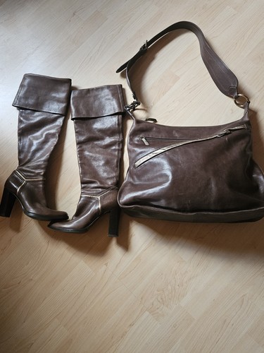POLLINI Damen-Stiefel Vollleder Gr. 39 - Bild 5 von 5