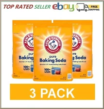 3 Pack - Arm & Hammer Pure Baking Soda, 13.5lbs.