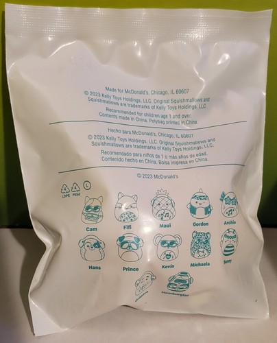 YOU PICK - 2023 McDonald's SQUISHMALLOWS Factory Sealed Plush HAPPY MEAL TOYS 3" - Picture 107 of 123