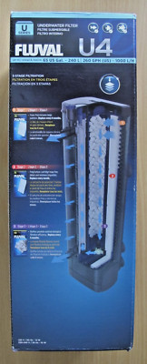 Fluval A480A1 65 Gallons U4 U Series 260 gph 3 Stage Underwater Filter Open Box