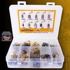 30Pcs 10 Sizes Electric Motor Carbon Brushes Replacement for Power Tool 30 watts