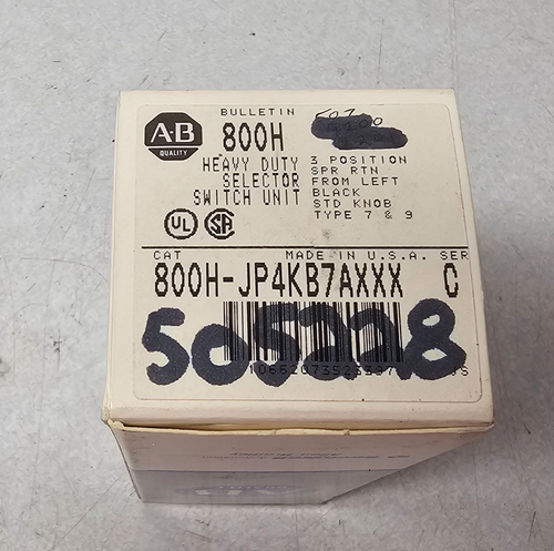 Allen Bradley 3 POS Switch 800H-JP4KB7AXXX - Picture 3 of 5