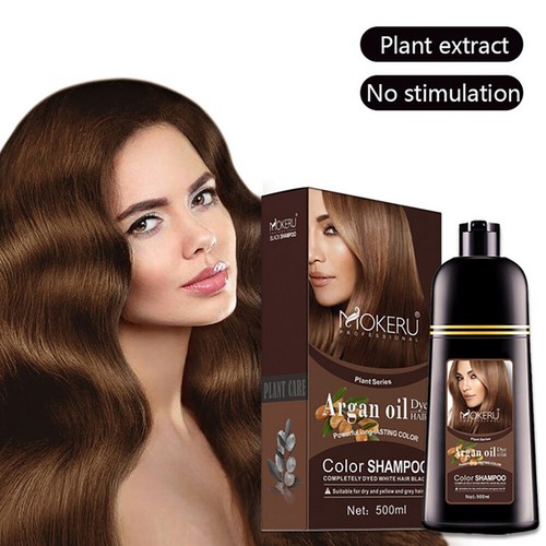 Black/Brown Hair Dye Shampoo Natural Permanent Instant Dye Hair Color Shampoo - Picture 55 of 64