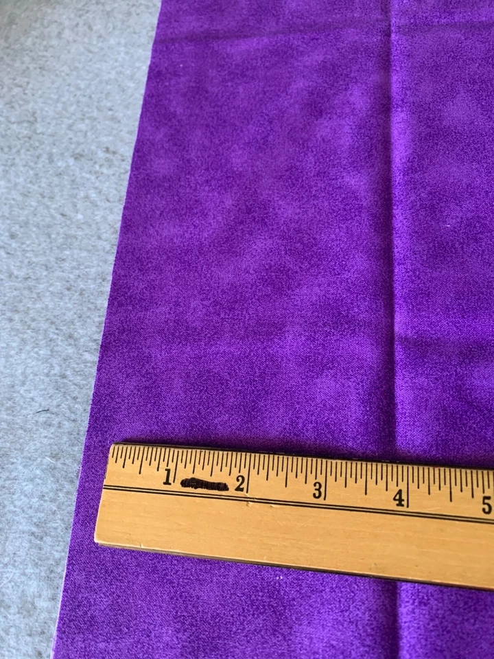 Purple Marbled Cotton Fat Quarter Fabric 18x22" Quilting Crafts Sewing Projects - Image 2 of 4