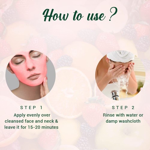 Biotique Fruit Brightening Depigmentation And Tan Removal Face Pack 75gm - Picture 5 of 8