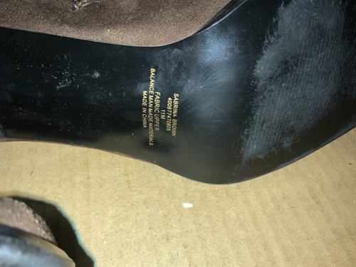 KNEE HIGH STRETCH MICRO SUEDE BOOTS SABRINA  BROWN CROFT & BARROW  SIZE 11 M - Picture 3 of 4