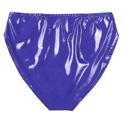 DE·Damen Wetlook Slip Hohe Taille Lack Leder Stretch Unterwäsche Booty Shorts - Bild 36 von 68