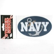 Navy Midshipmen High Performance Decal - Oval With Anchor