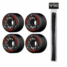 Powell Peralta G-bones Old School Wheels Black 64mm With Black Diamond Rails