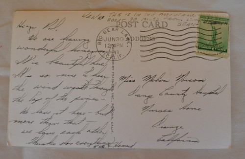 VTG Photo RPPC Postcard Treasure Island CA Posted June 1943 For Defense Stamp 1c - Picture 3 of 8