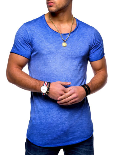 behype. Herren Kurzarm Basic T-Shirt O-Neck Rundhals-Ausschnitt Oversize 20-0003 - Bild 8 von 15
