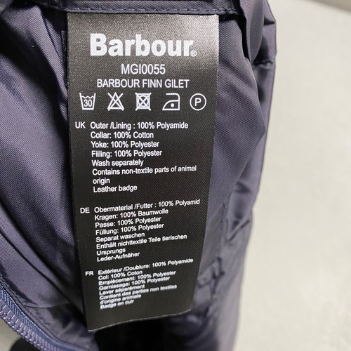 Barbour Finn Gilet Puffer Vest Mens Medium Body Warmer Insulated Regular Fit - Picture 6 of 11