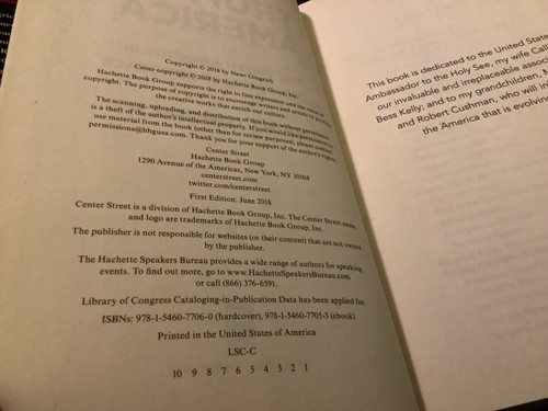 LOT OF NEWT GINGRICH SIGNED AUTOGRAPHED BOOKS Trump’s America Understanding 1st - Picture 3 of 9