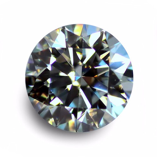 Loose Moissanite Gemstones Round Brilliant Cut, Hearts and Arrows, VVS1 - Picture 7 of 7