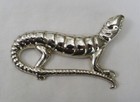 3 1/4" Large Taxco Tr-89 Mexico Sterling Silver Gecko Lizard Salamander Pin