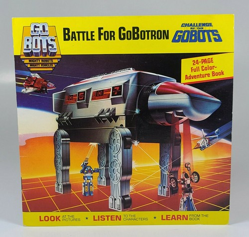 Vintage 1980s Go Bots Book Battle For GoBotron Book Only- No Record - Bild 1 von 8