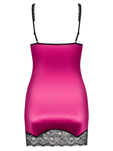 Roseberry Delicious Pink Chemise and Thong Set - Picture 4 of 7