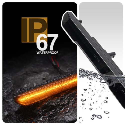 4x Amber LED Side Marker Light For 2020-2024 GMC Sierra 2500 3500 AT4 Denali SLE - Picture 9 of 12