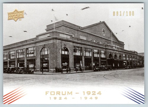 FORUM 1924 2008-09 CENTENNIAL MONTREAL CANADIENS NO 231 GOLD 81/100 93980 - Bild 1 von 2