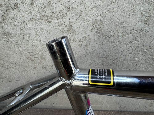 Diamondback Cool Streak Bmx 20” Frame And Fork Chrome Vintage Old School - Picture 9 of 24