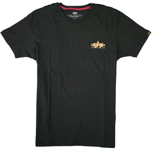 T-shirt uomo Alpha Industries logo stampa puff BP T 148521 colore a scelta - Foto 4 di 13