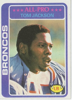 ex Tom Jackson 1978 Topps Football #240 Denver Broncos
