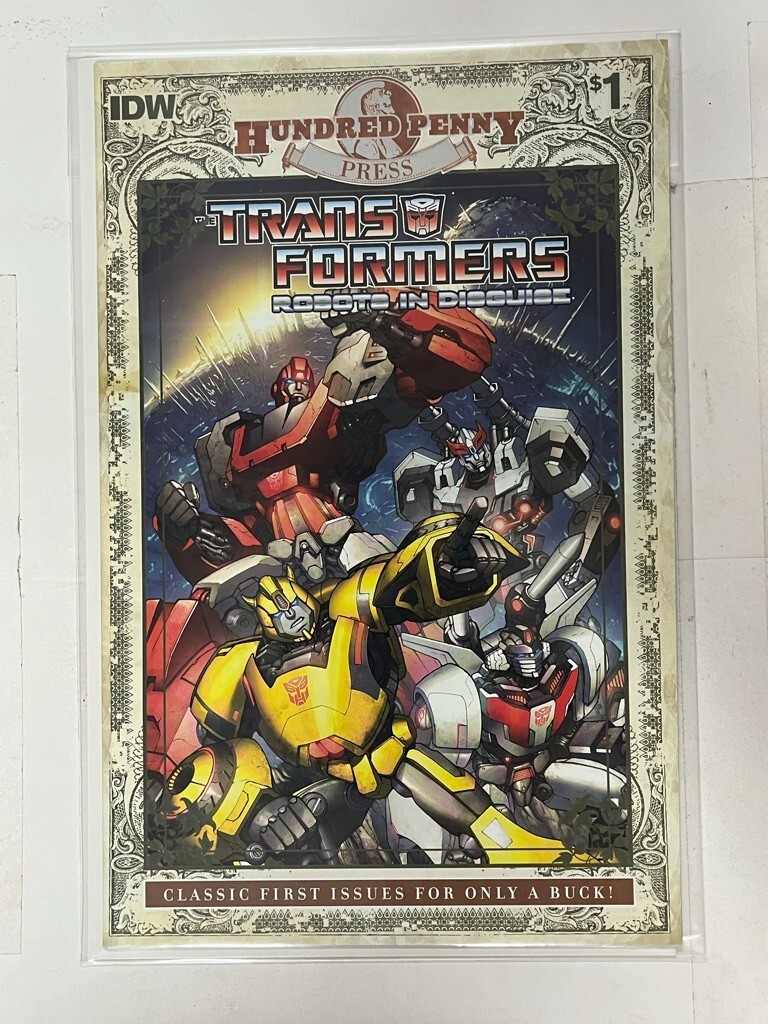 IDW TRANSFORMERS ROBOTS IN DISGUISE #1 100 Hundred Penny