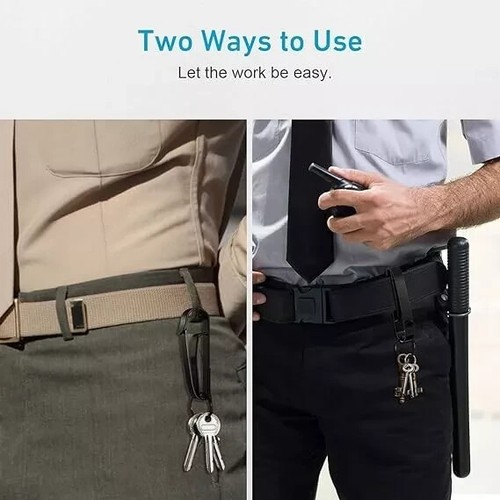 Duty Belt Key Holder 2PCS Superior Key Ring Holder Upgraded Quick Release - Bild 6 von 6