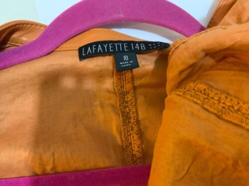 Top LAFAYETTE 148 New York taglia 10 occhielli 100% pelle - Foto 6 di 7