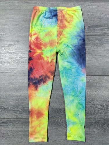 Tie Dye Leggings Girls Large-XLarge Colorful Yoga Pants Bottoms - Picture 2 of 3