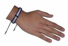 Tiger Smile Rubber Bracelet Set of 2 pcs Pink Blue White