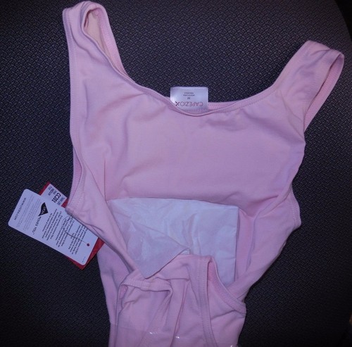 CAPEZIO tank leotard white black pink Ballet leg cc201 Child/ladies sizes New - Picture 7 of 11