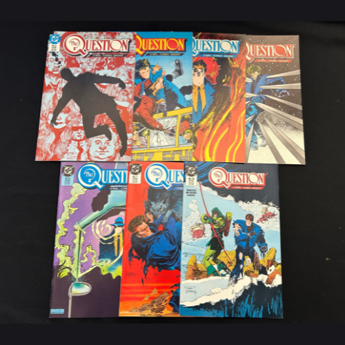 Question #2-7 & 18 lot avg grade VF/NM; 7 book total