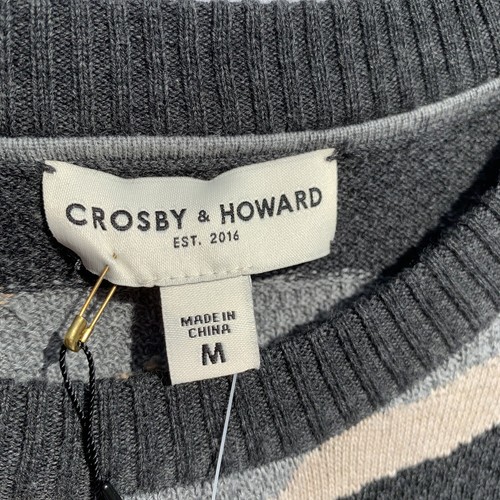 Crosby & Howard Men's Camouflage Sweater Round Crew Neck Earth Tones Size Medium - Picture 4 of 5