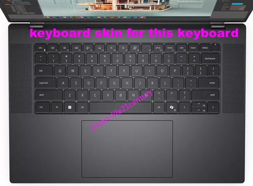 US Keyboard Skin Cover For Dell Precision 5680 5690 P123F 5470 5480 5490 P154G - Picture 6 of 7