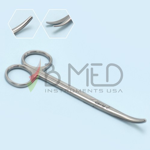 OR Grade Fomon Lower Lateral Scissor Full Curved 5 1/4" Surgical Tonsil Tissue  - Picture 1 of 4