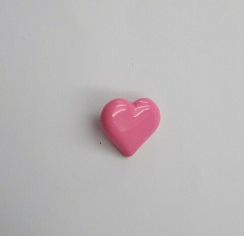 Heart buttons 15mm shank backed novelty button 9 colours - Baby Craft Cardigan - Picture 18 of 19