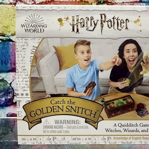 Harry Potter Catch the GOLDEN SNITCH Quidditch Game Witches Wizards Cards NEW! - Picture 4 of 24