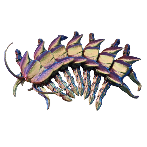 Figura Articulada Ciempiés Gigante Impresa en 3D Coleccionable Multicolor 6" - Imagen 5 de 6