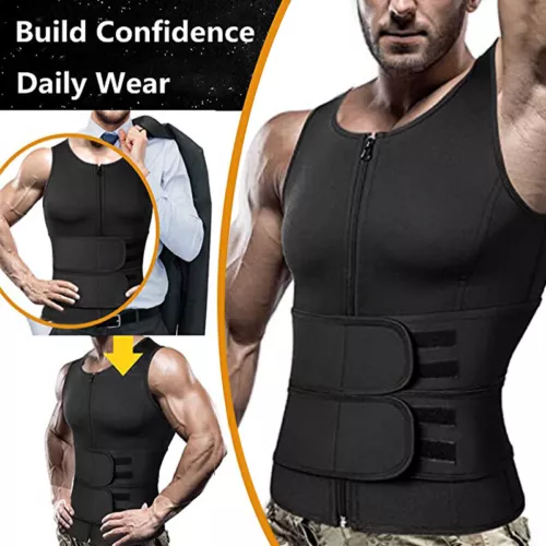 Fasce Dimagranti Fascia Di Esercizio Addome Uomo Waist TrainerS - Foto 8 di 21