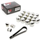 20x Caches Vis D'Enjoliveurs Couleur Chrome 17 MM pour bmw 1er 4er 5er 6er 7