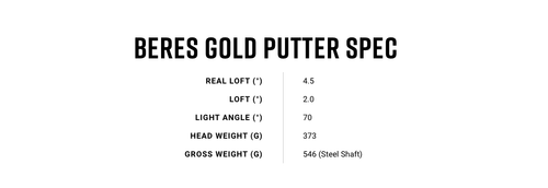 HONMA Golf Beres P308 Putter ARMRQ 4S Shaft Gold Finish 33in MADE-TO-ORDER - Picture 15 of 15