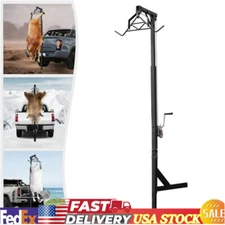 Hitch Mounted Deer Hoist For Hunting 600lbs Hunting Game Hoist Winch Lift New